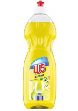 Средство для мытья посуды  W5 Лимон, 1 л